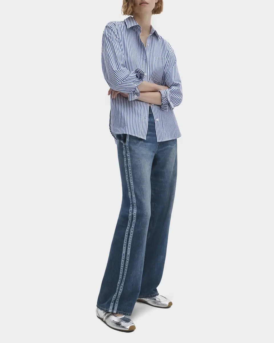 rag & bone rb Miramar Terry Wide-Leg Track Jeans | Thumbnail 2 rag & bone rb Miramar Terry Wide-Leg Track Jeans | Thumbnail 2