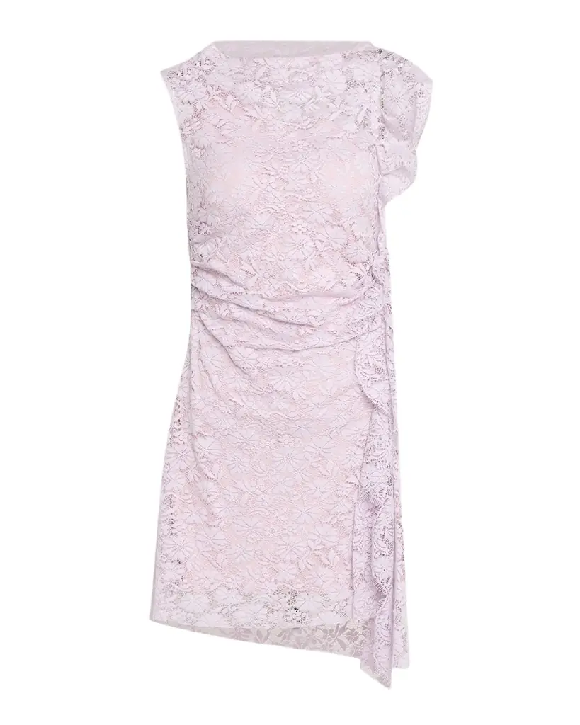 A.L.C. Astra Lace Ruffle Mini Dress | Image 1 A.L.C. Astra Lace Ruffle Mini Dress | Image 1