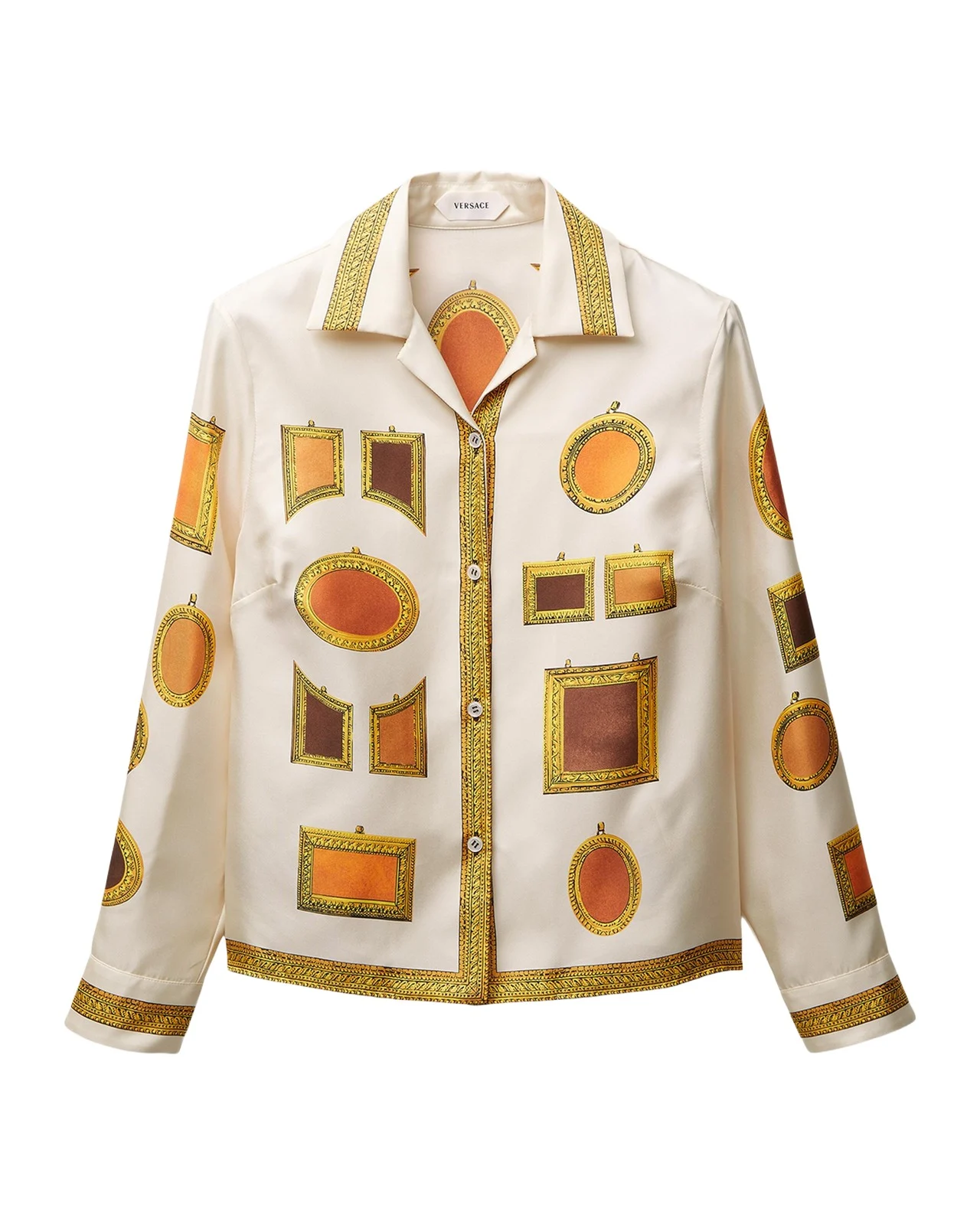 Printed Silk Twill Shirt Printed Silk Twill Shirt