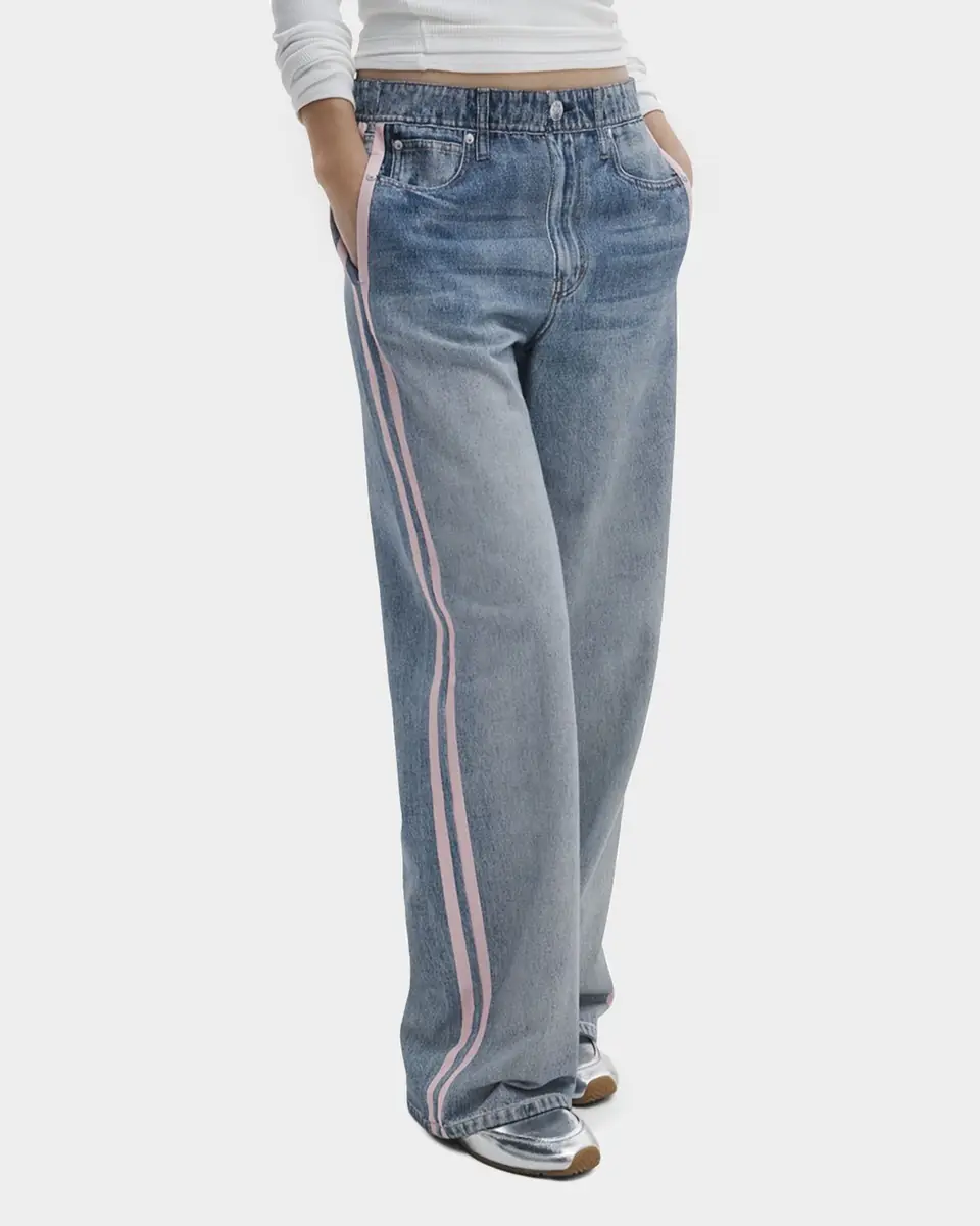 rag & bone rb Miramar Terry Wide-Leg Track Jeans | Thumbnail 4 rag & bone rb Miramar Terry Wide-Leg Track Jeans | Thumbnail 4