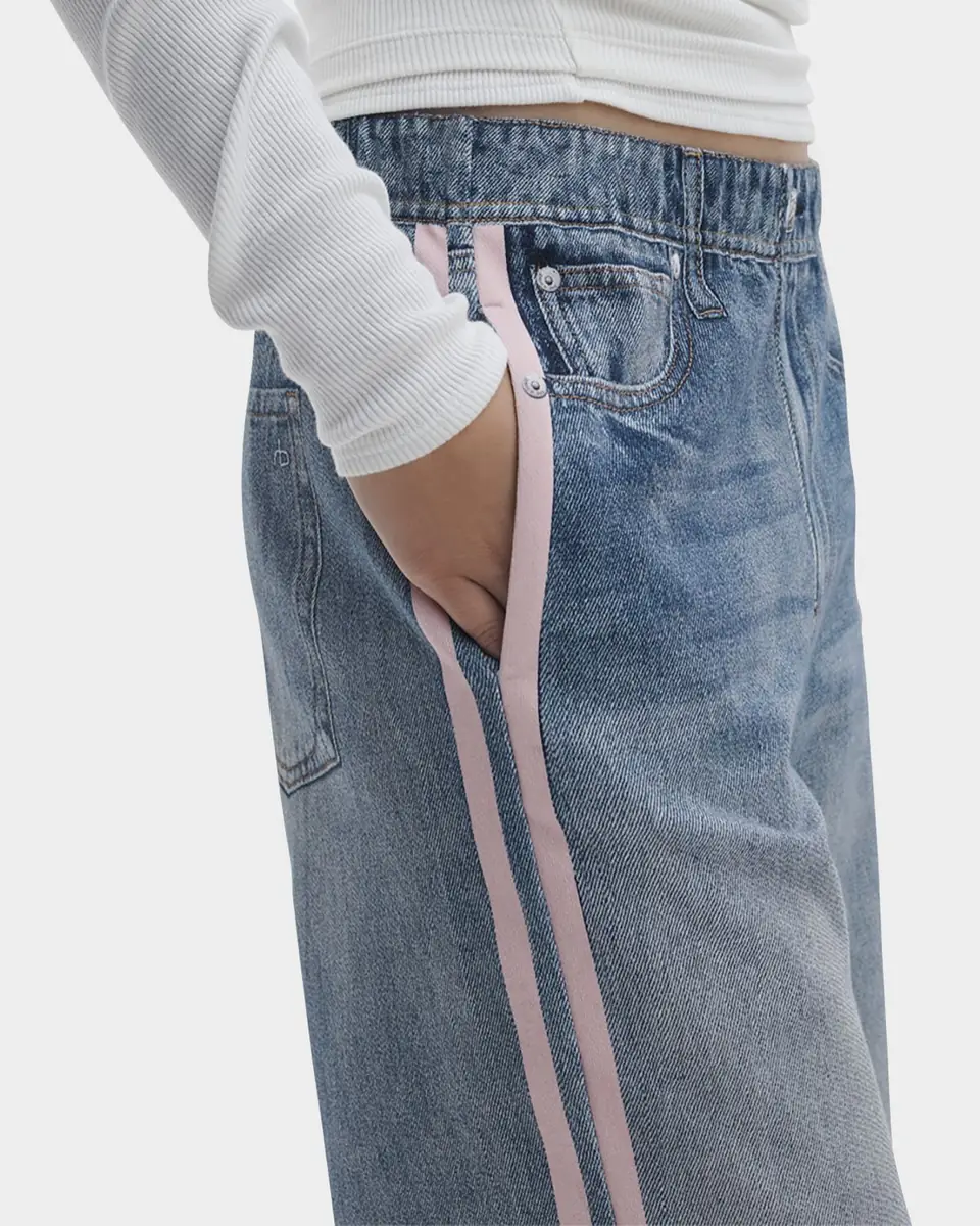 rag & bone rb Miramar Terry Wide-Leg Track Jeans | Thumbnail 5 rag & bone rb Miramar Terry Wide-Leg Track Jeans | Thumbnail 5