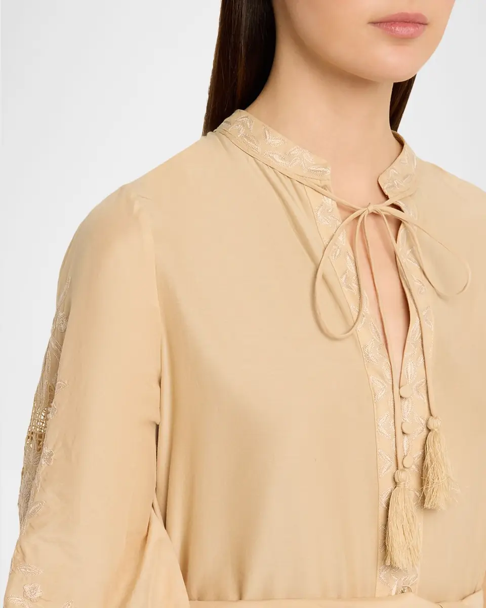 Kobi Halperin Erica Embroidered Flounce Dress | Thumbnail 5 Kobi Halperin Erica Embroidered Flounce Dress | Thumbnail 5
