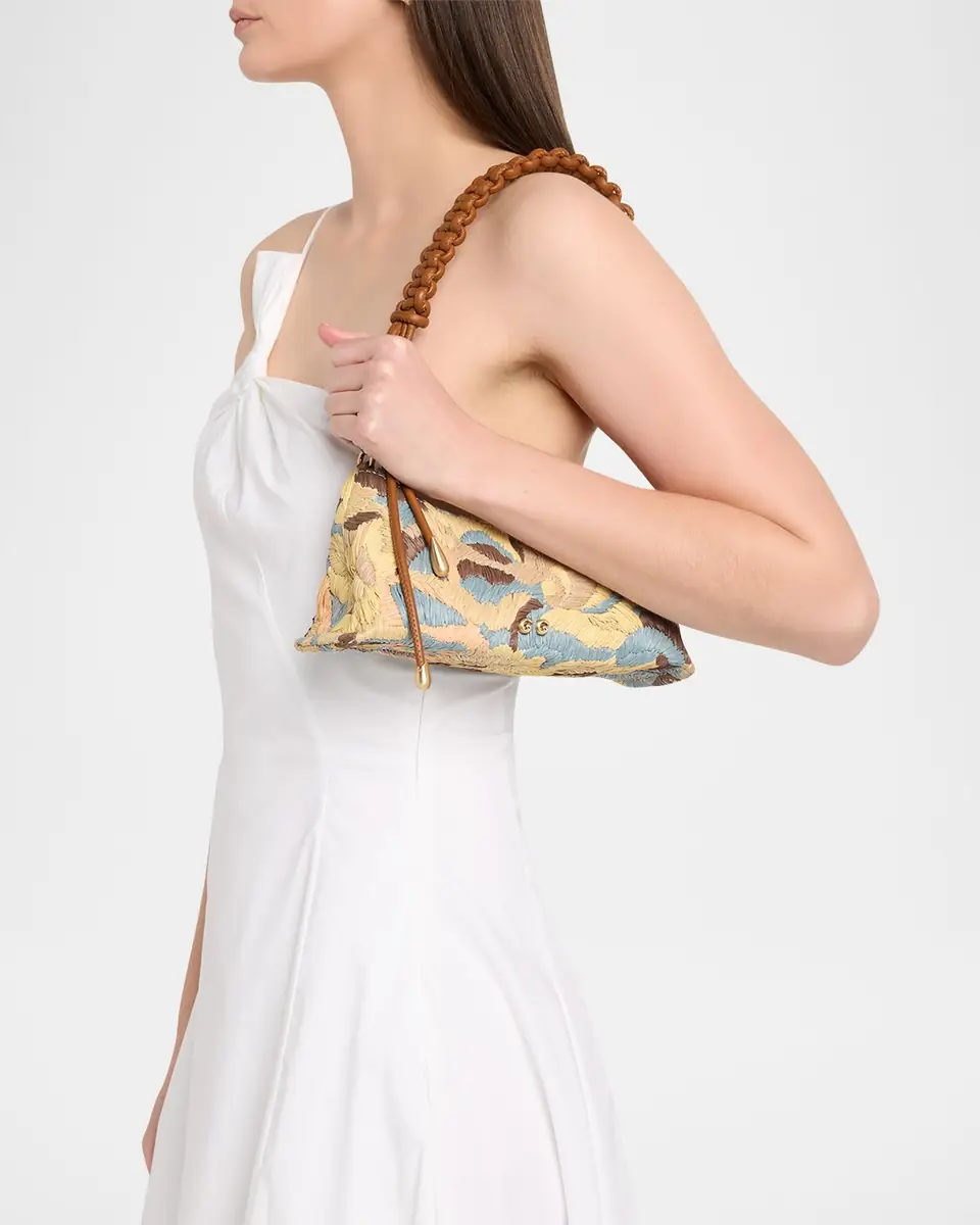 Cult Gaia Osa Braided-Strap Raffia Shoulder Bag | Thumbnail 2 Cult Gaia Osa Braided-Strap Raffia Shoulder Bag | Thumbnail 2