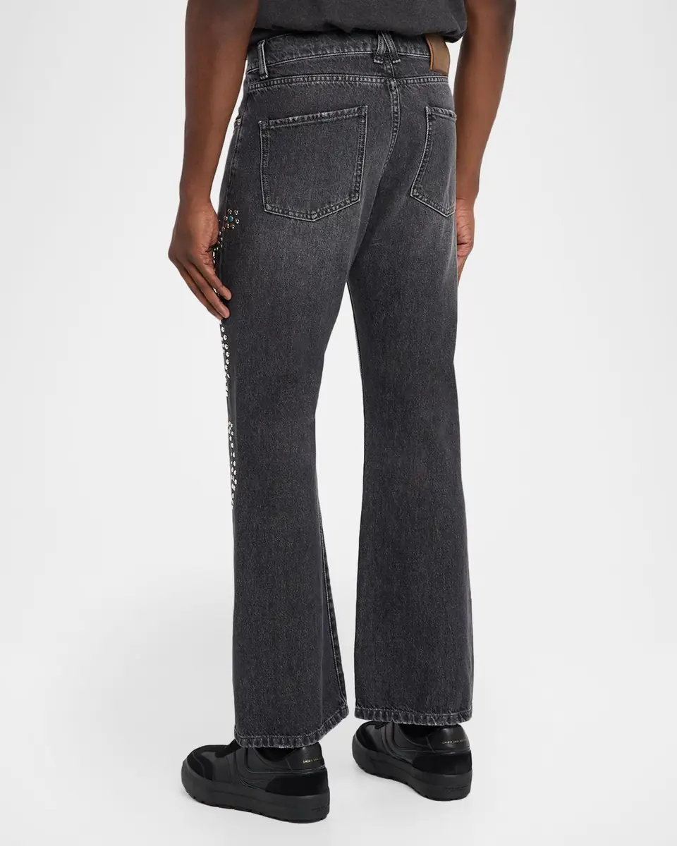 Alchemist Men's Studio Embellished Bootcut Jeans | Thumbnail 3 Alchemist Men's Studio Embellished Bootcut Jeans | Thumbnail 3