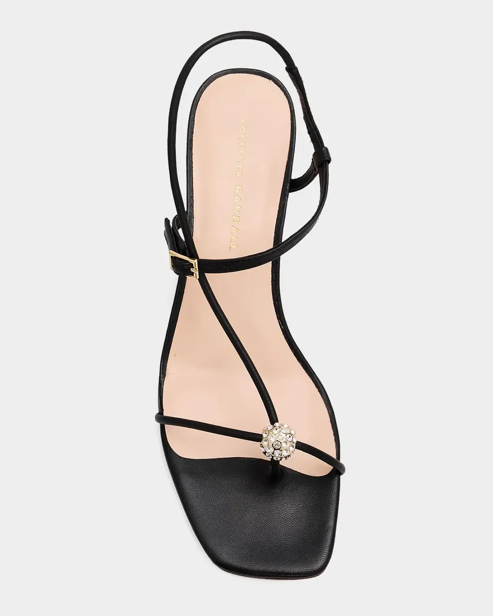Loeffler Randall 70mm Triana Strappy Crystal Leather Mid-Heel Sandals | Thumbnail 6 Loeffler Randall 70mm Triana Strappy Crystal Leather Mid-Heel Sandals | Thumbnail 6