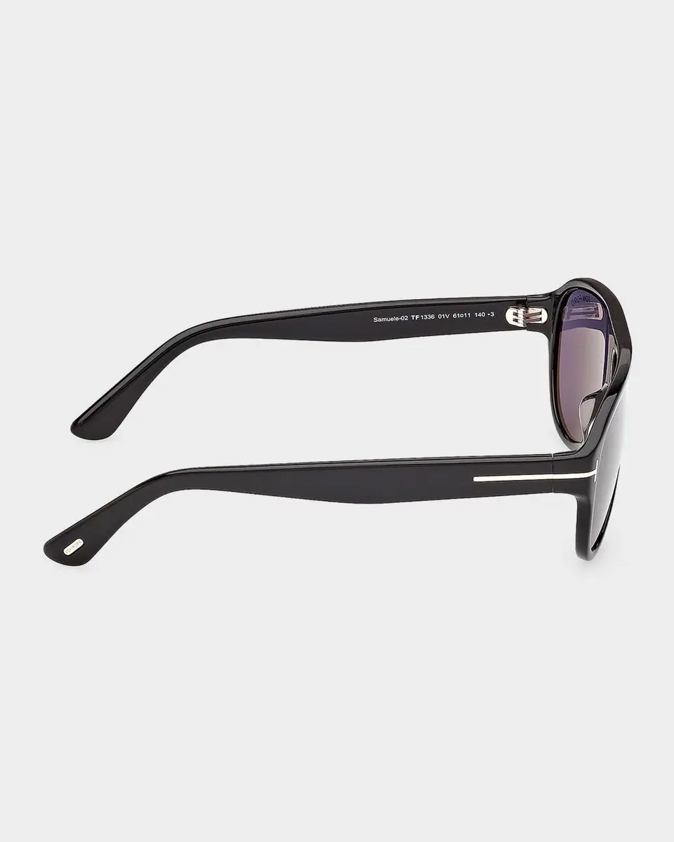 Tom Ford Men's Samuele 02 61mm Acetate Aviator Sunglasses | Thumbnail 4 Tom Ford Men's Samuele 02 61mm Acetate Aviator Sunglasses | Thumbnail 4