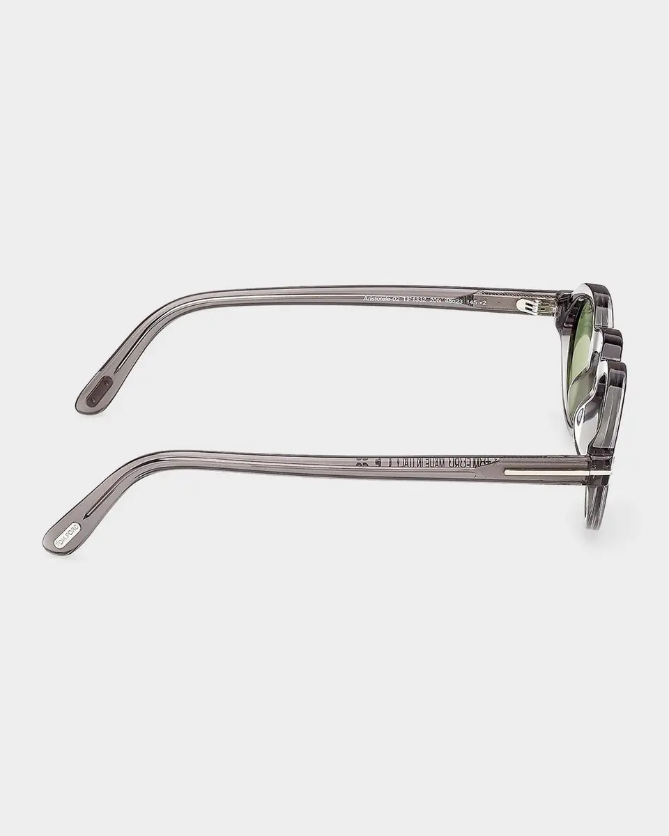 Tom Ford Men's Aristotele-02 Acetate Round Sunglasses | Thumbnail 4 Tom Ford Men's Aristotele-02 Acetate Round Sunglasses | Thumbnail 4