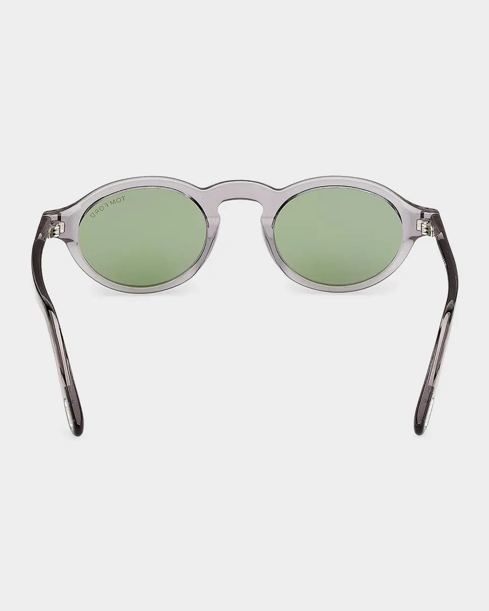Tom Ford Men's Aristotele-02 Acetate Round Sunglasses | Thumbnail 8 Tom Ford Men's Aristotele-02 Acetate Round Sunglasses | Thumbnail 8