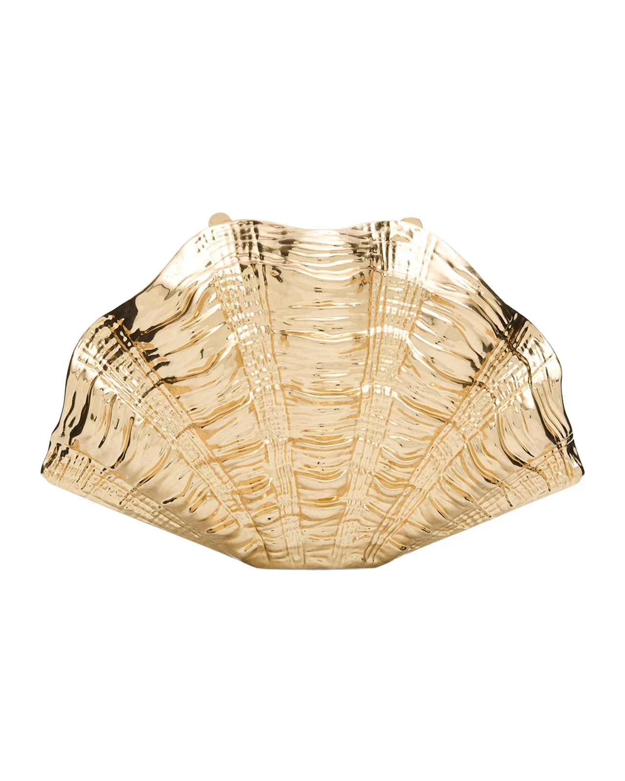 Simkhai Venus Shell Minaudiere Clutch Bag