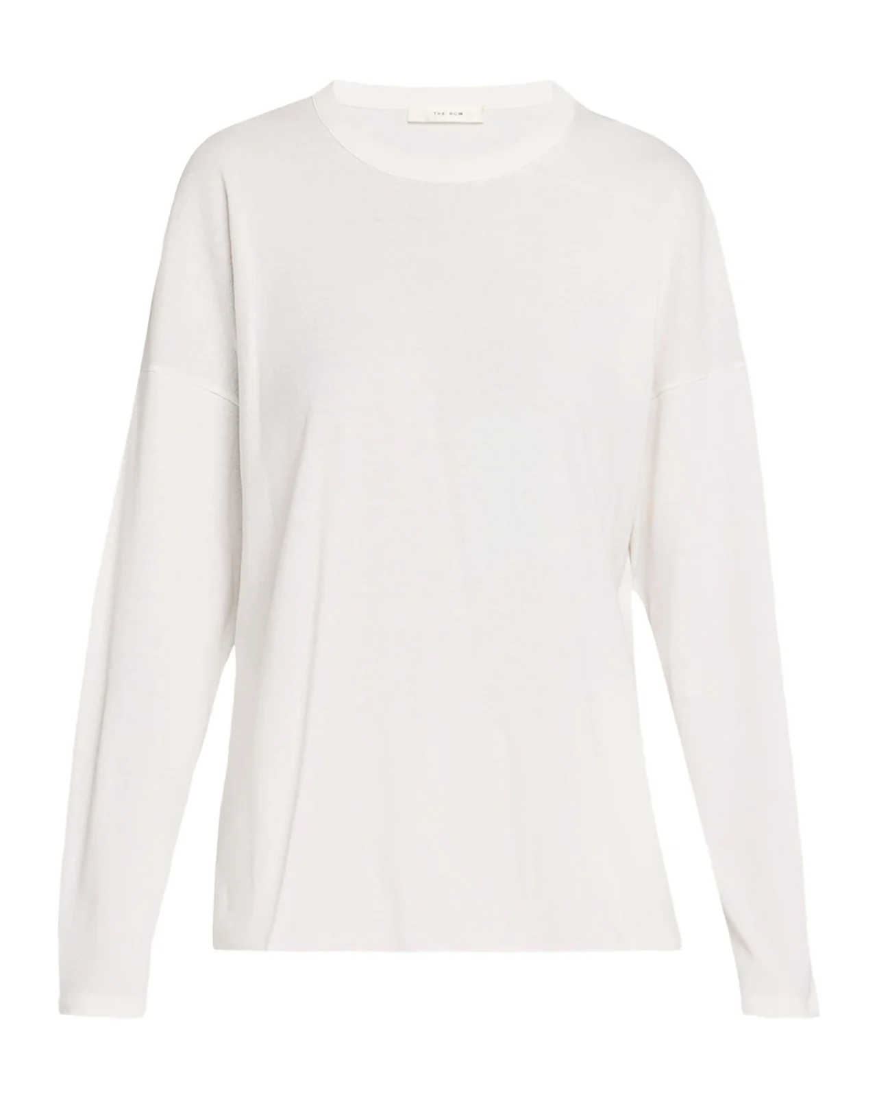 The Row Floris Cotton Long-Sleeve Top