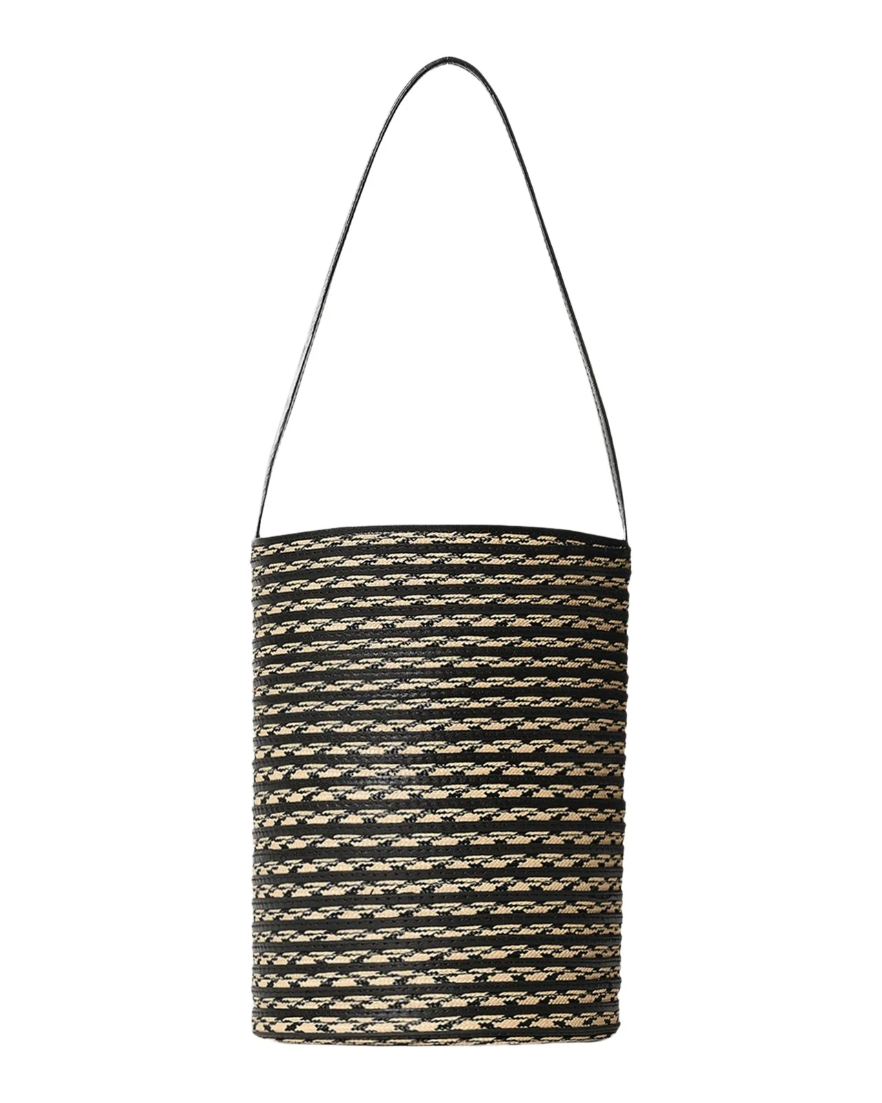 Beau Mini Striped North-South Shoulder Bag Beau Mini Striped North-South Shoulder Bag