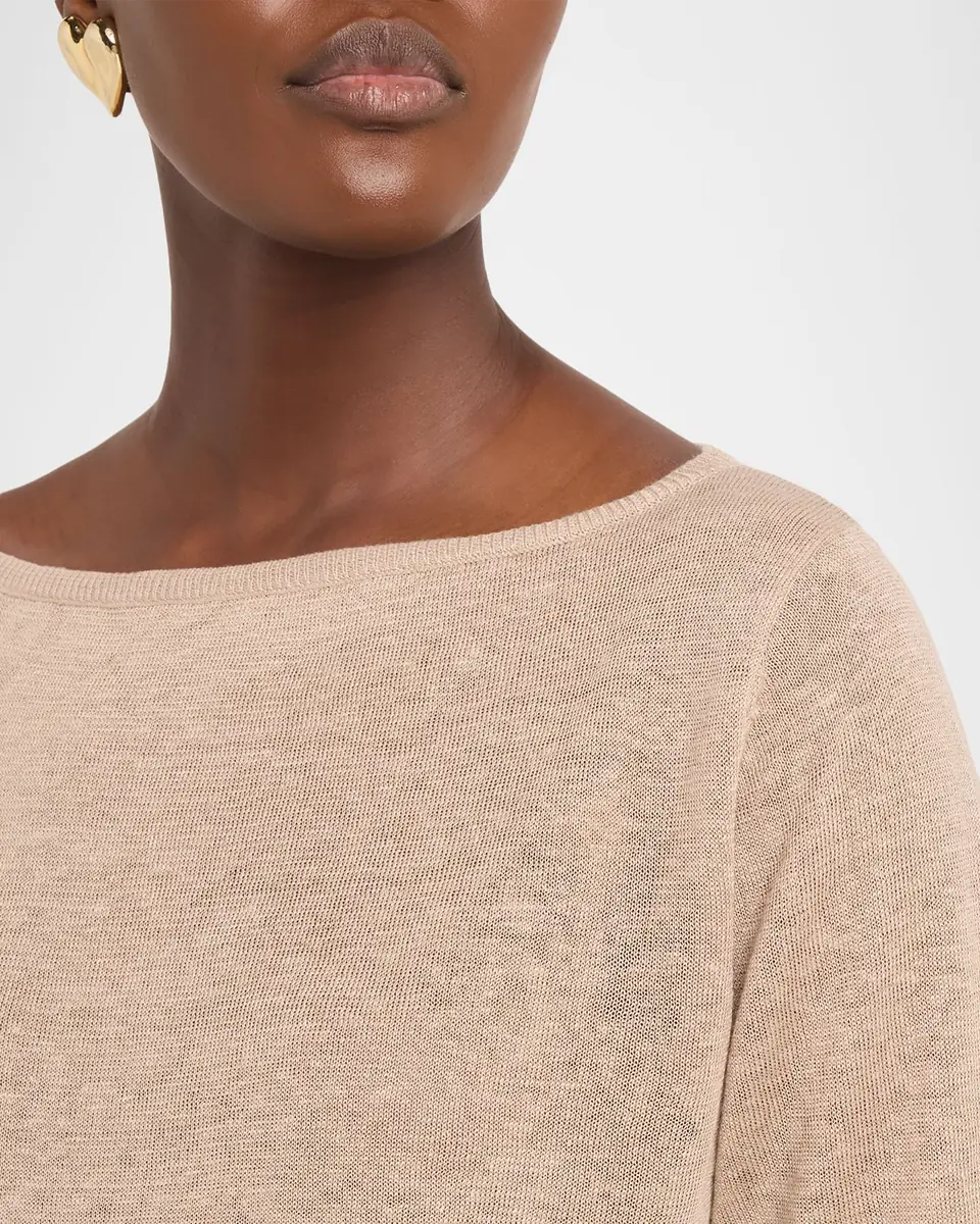MAJESTIC FILATURES Bateau-Neck Linen Knit Top | Thumbnail 5 MAJESTIC FILATURES Bateau-Neck Linen Knit Top | Thumbnail 5