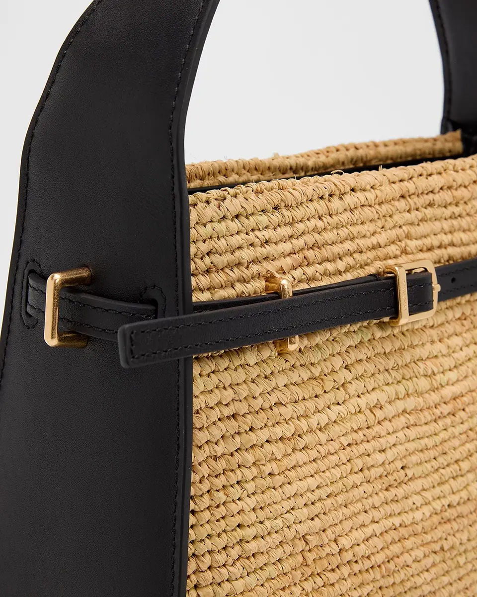 Simkhai Cleo Mini Raffia Bucket Bag | Thumbnail 6