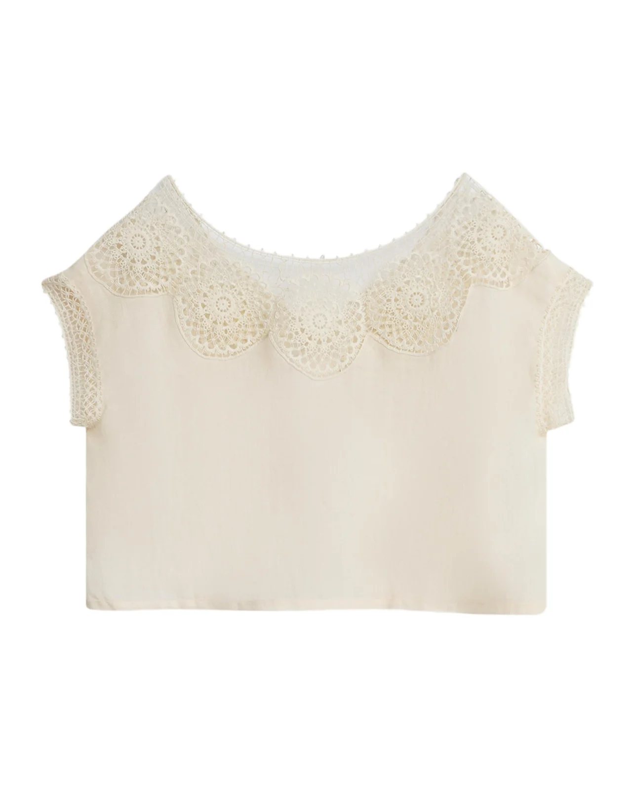 Caila Embroidered Ramie Top Caila Embroidered Ramie Top