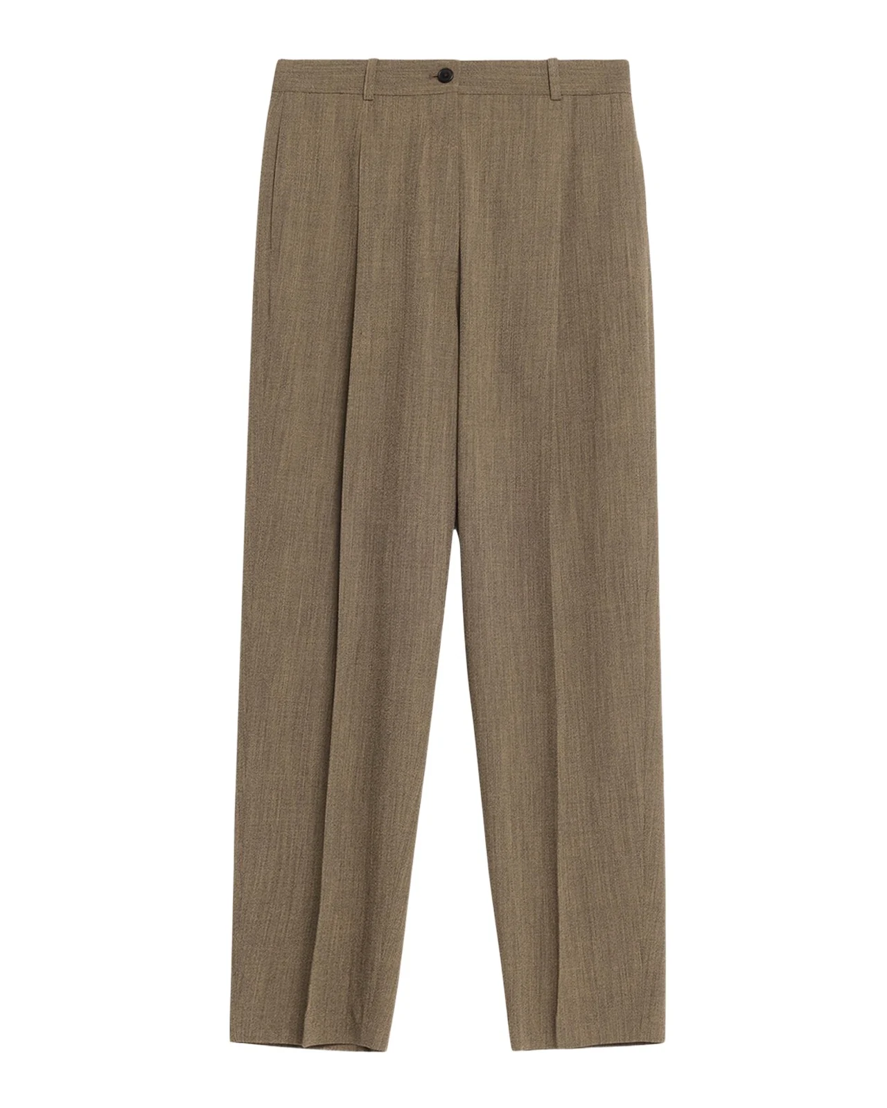 Gianni Wool Pleated Tapered-Leg Pants Gianni Wool Pleated Tapered-Leg Pants
