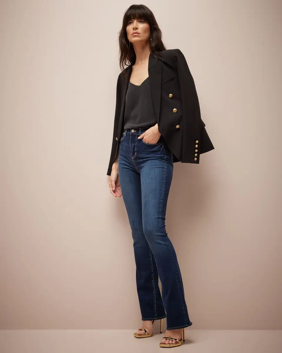 L'Agence Selma High Rise Baby Bootcut Jeans | Thumbnail 3 L'Agence Selma High Rise Baby Bootcut Jeans | Thumbnail 3