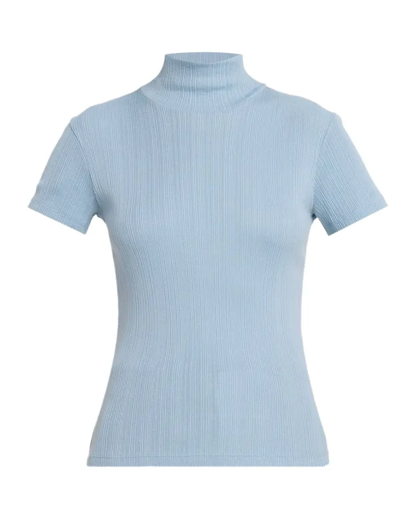 Vince Ribbed Mock-Neck Top | Image 1 Vince Ribbed Mock-Neck Top | Image 1