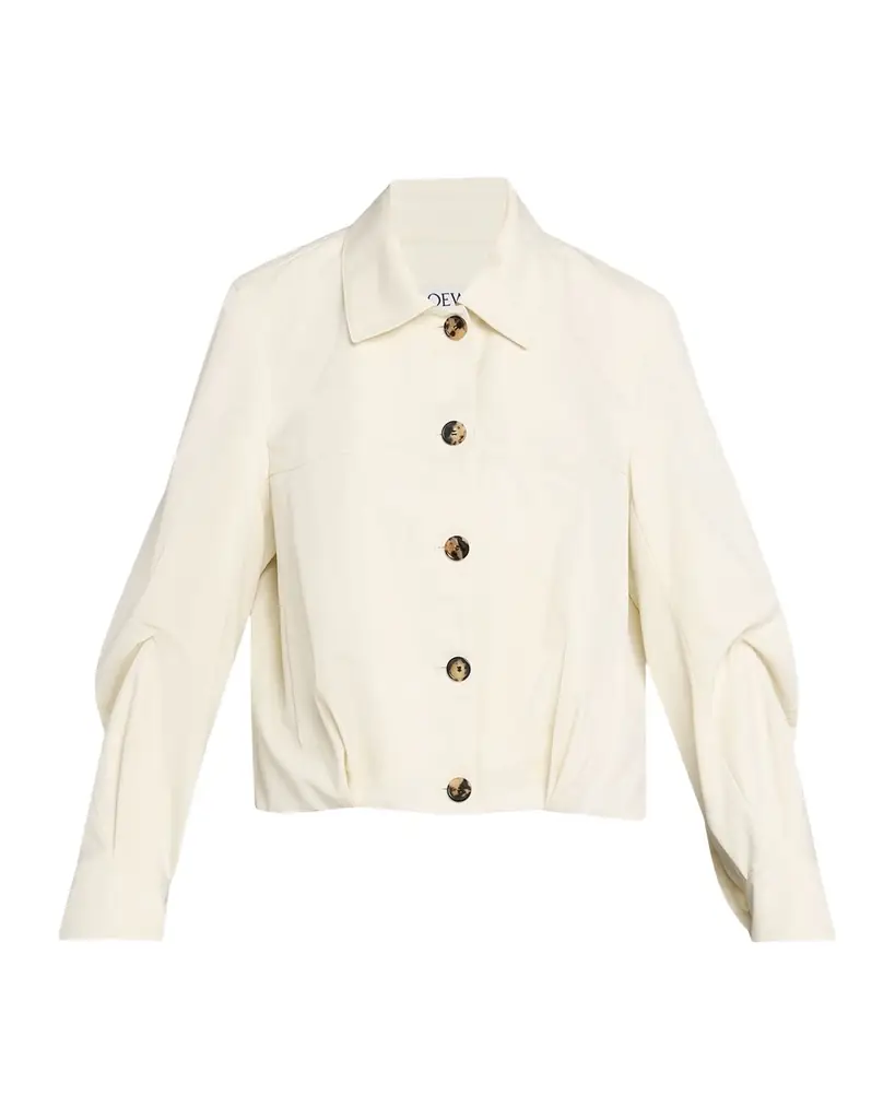 Loewe Single-Breasted Cotton Balloon Jacket | Image 1 Loewe Single-Breasted Cotton Balloon Jacket | Image 1