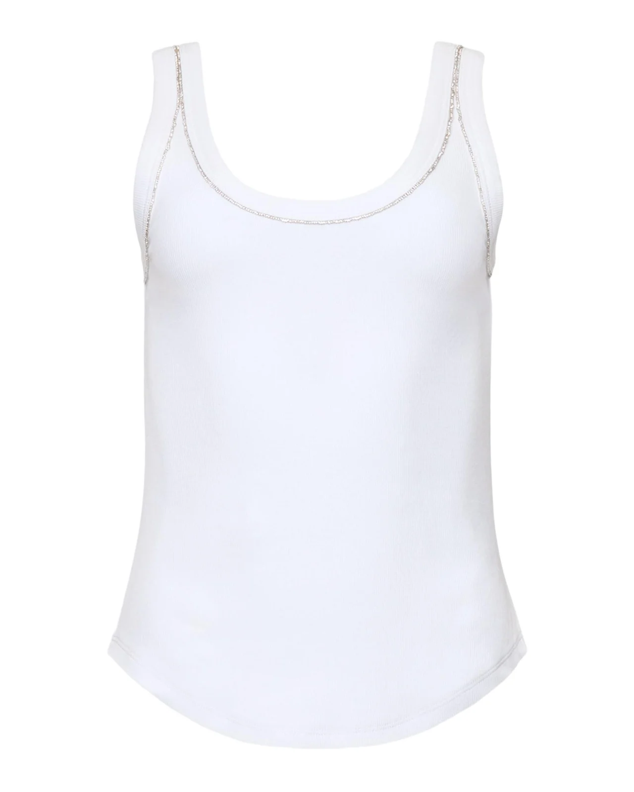 Wilma Embellished Stitch Tank Top