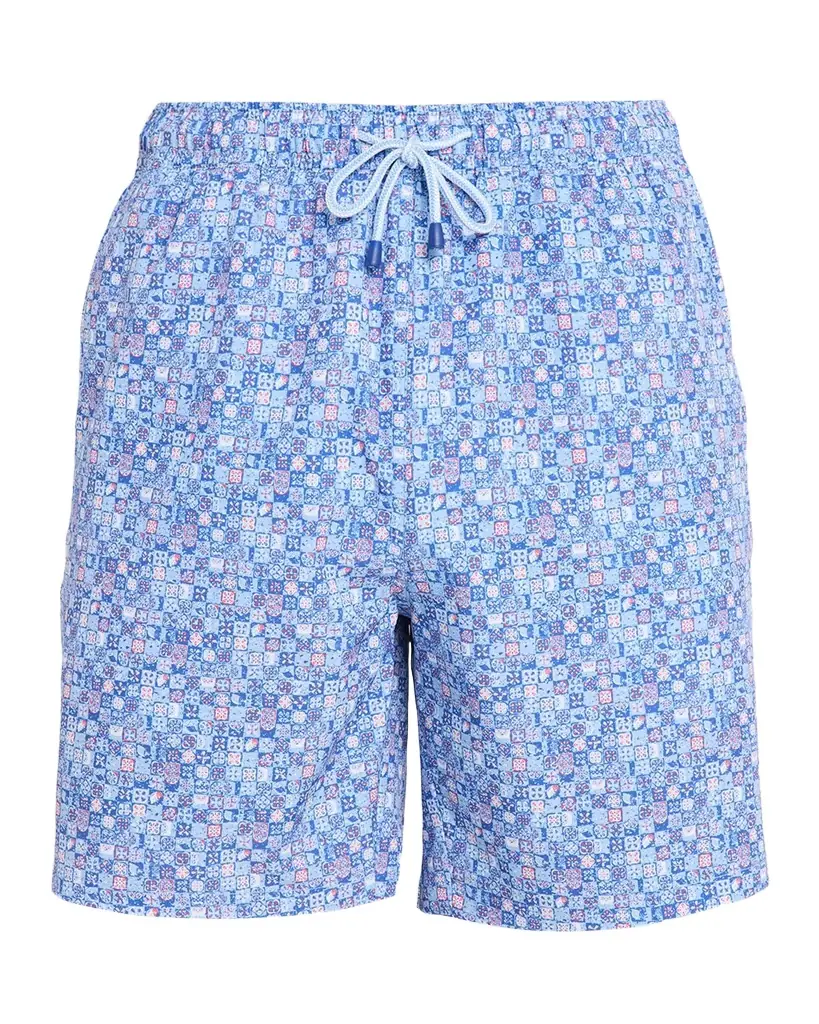 Men's Santorini Tiles Swim Trunks Men's Santorini Tiles Swim Trunks