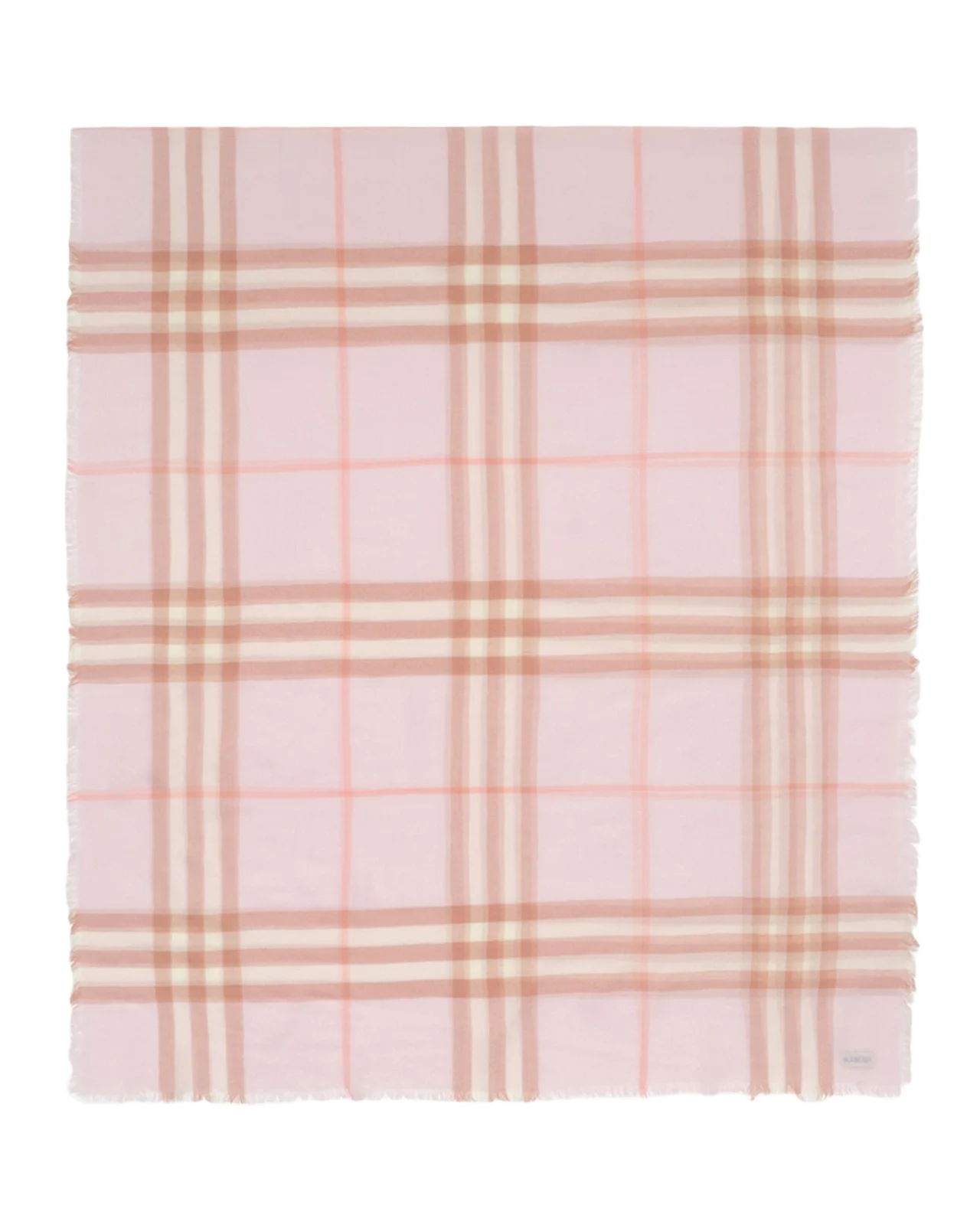 Burberry Wide Check Wool Scarf