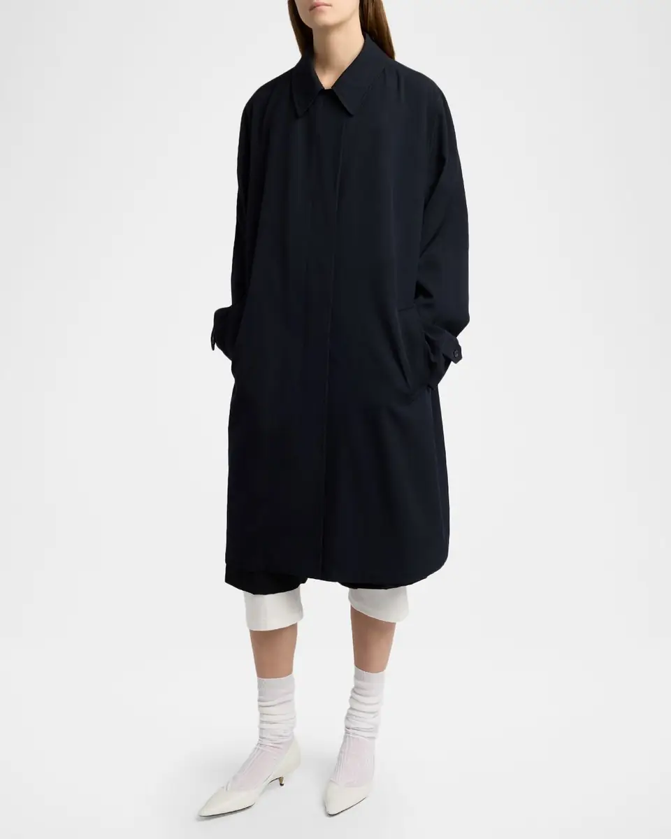 The Row Kalyan Wide-Leg Wool Gabardine Shorts | Thumbnail 2
