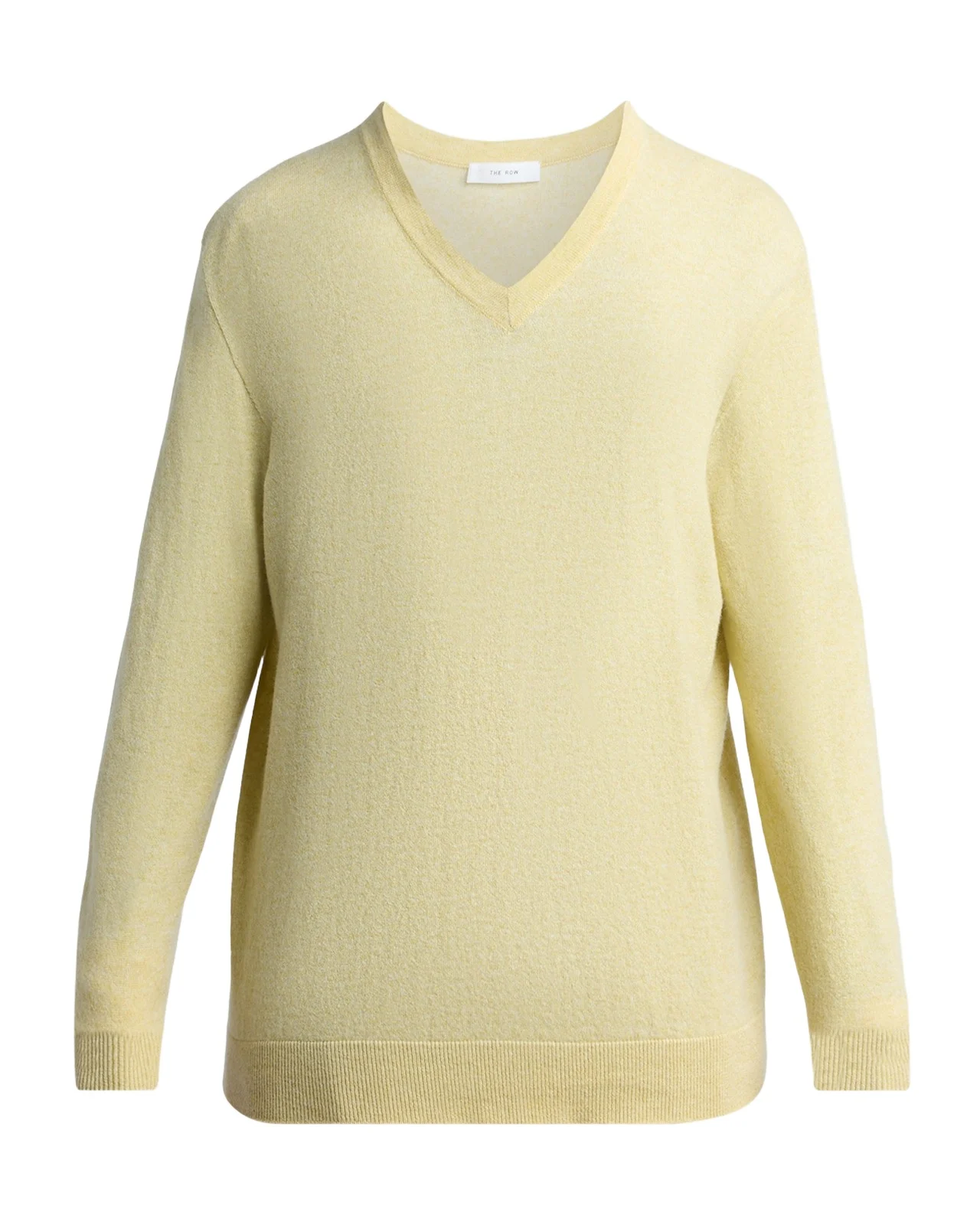 The Row Nian Cashmere V-Neck Sweater