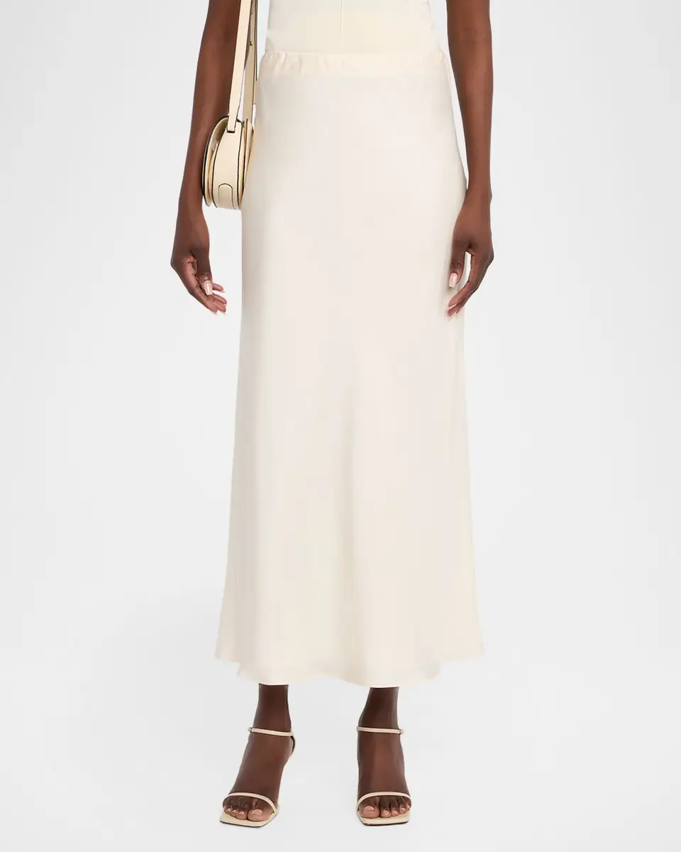 Toccin Heidi Bias-Cut Silk Slip Skirt | Thumbnail 4 Toccin Heidi Bias-Cut Silk Slip Skirt | Thumbnail 4