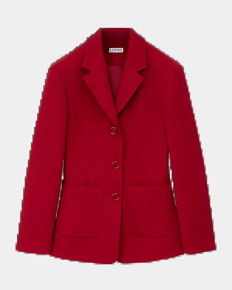 Loewe Wool-Blend Single-Breasted Jacket | Thumbnail 2 Loewe Wool-Blend Single-Breasted Jacket | Thumbnail 2