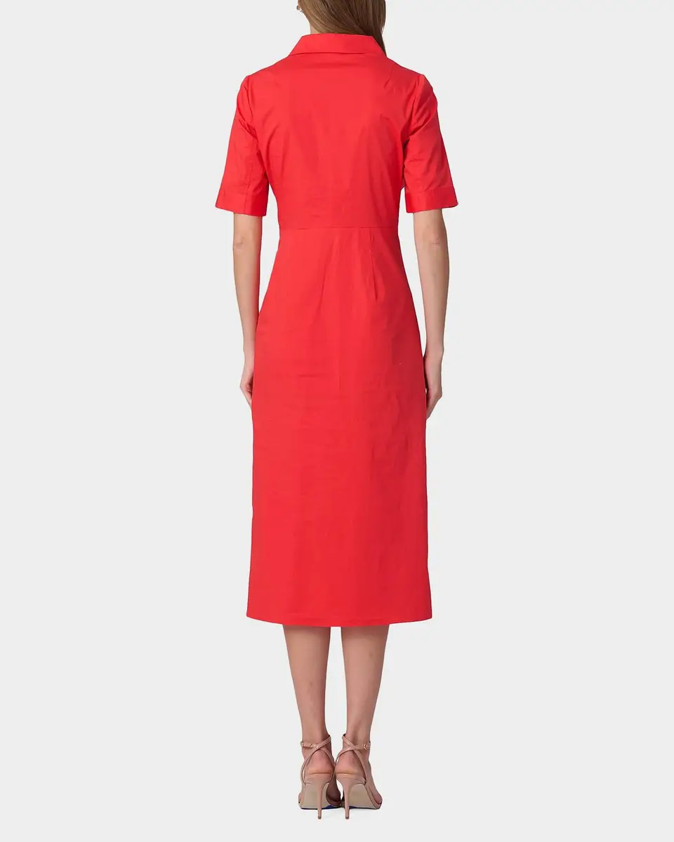 Shoshanna Emmett Stretch Cotton Midi Shirtdress | Thumbnail 3 Shoshanna Emmett Stretch Cotton Midi Shirtdress | Thumbnail 3
