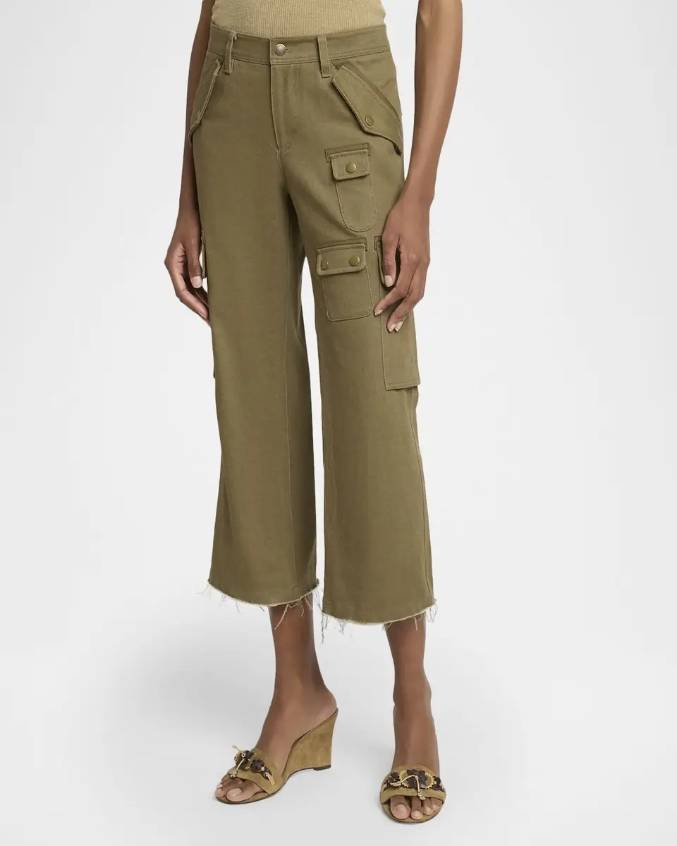 Isabel Marant Josine Kickflare Crop Cargo Pants | Thumbnail 3 Isabel Marant Josine Kickflare Crop Cargo Pants | Thumbnail 3