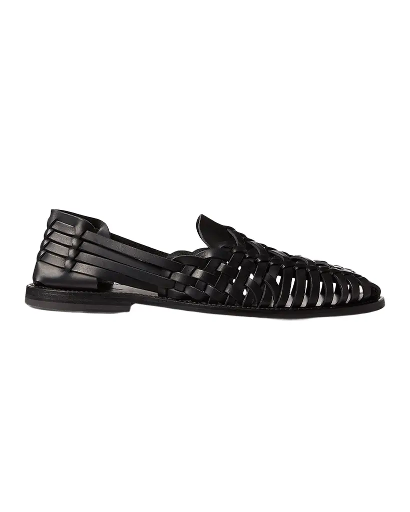 Ralph Lauren Purple Label Handwoven Leather Sandal | Image 1 Ralph Lauren Purple Label Handwoven Leather Sandal | Image 1