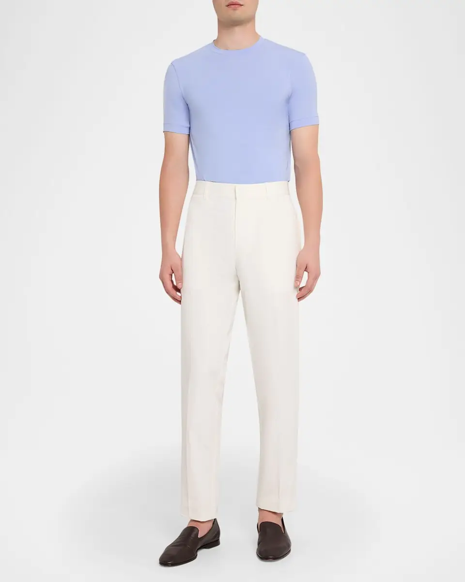 Giorgio Armani Men's Solid Viscose Stretch Jersey T-Shirt | Thumbnail 2 Giorgio Armani Men's Solid Viscose Stretch Jersey T-Shirt | Thumbnail 2