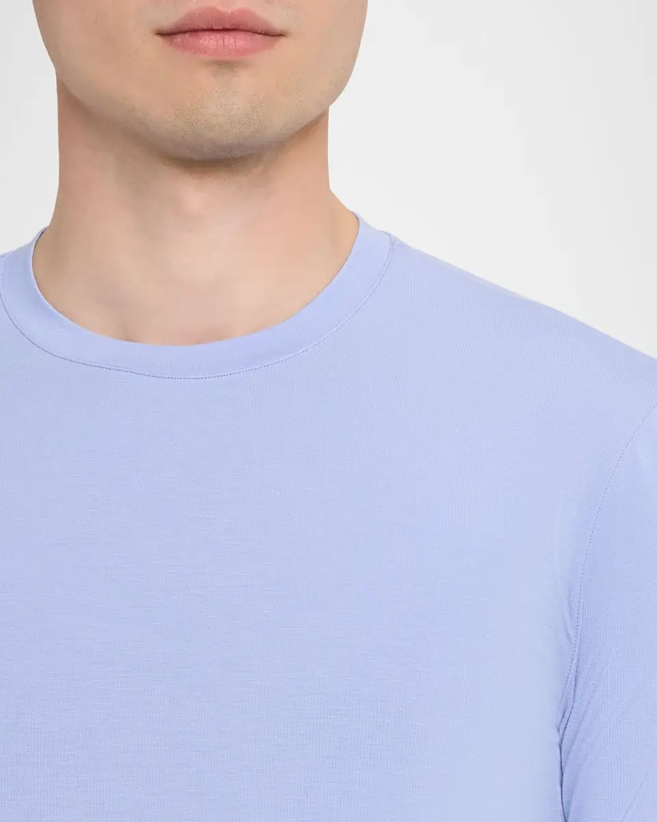 Giorgio Armani Men's Solid Viscose Stretch Jersey T-Shirt | Thumbnail 5 Giorgio Armani Men's Solid Viscose Stretch Jersey T-Shirt | Thumbnail 5