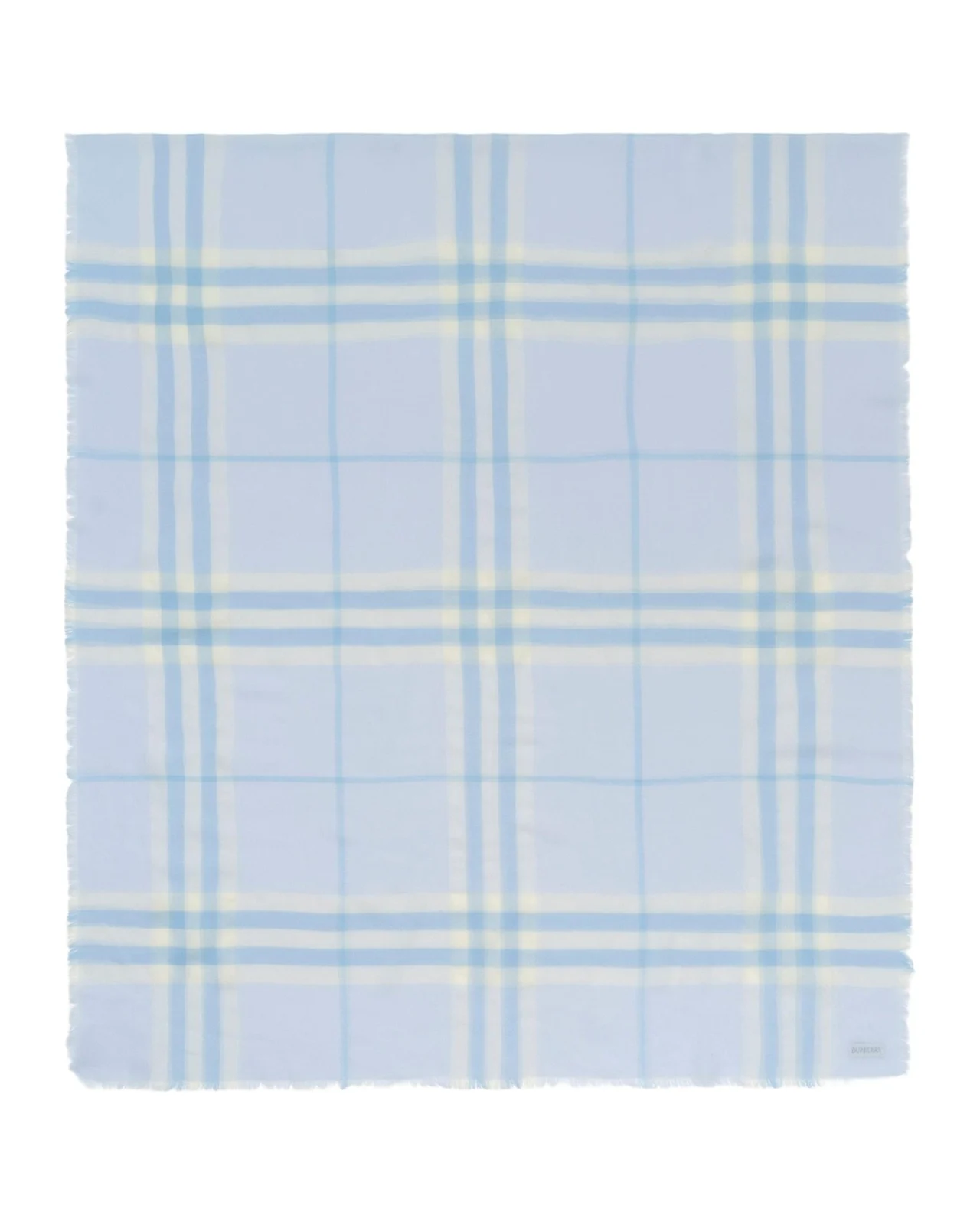 Burberry Wide Check Wool Scarf