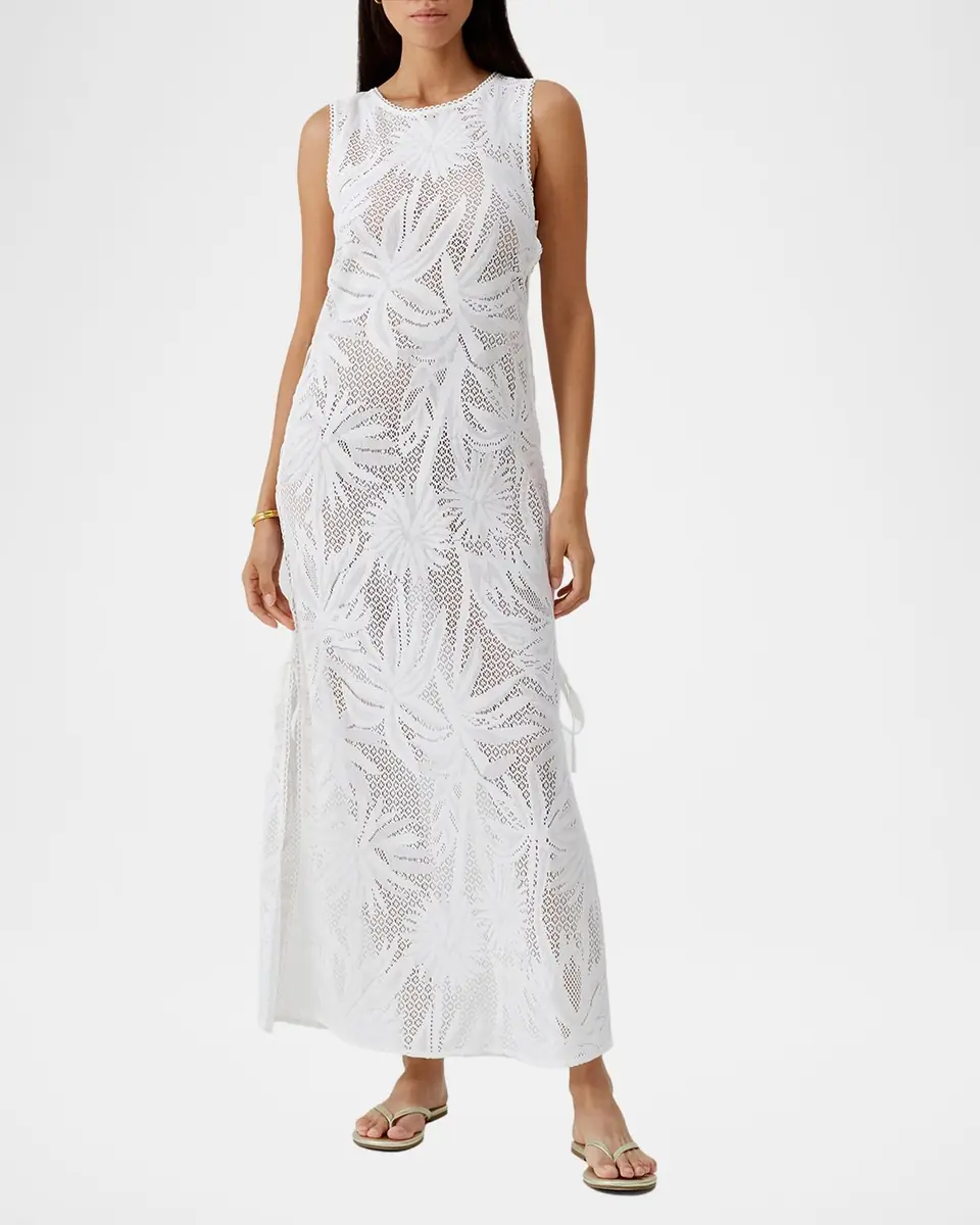 Melissa Odabash Jada Palm Lace Maxi Dress | Thumbnail 2