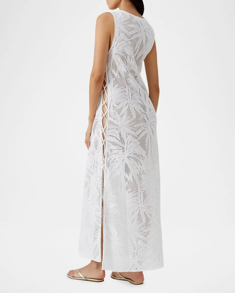 Melissa Odabash Jada Palm Lace Maxi Dress | Thumbnail 3