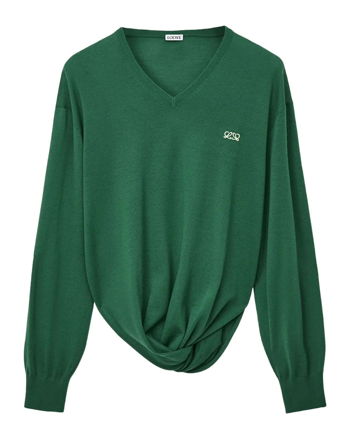 Draped V-Neck Sweater Draped V-Neck Sweater