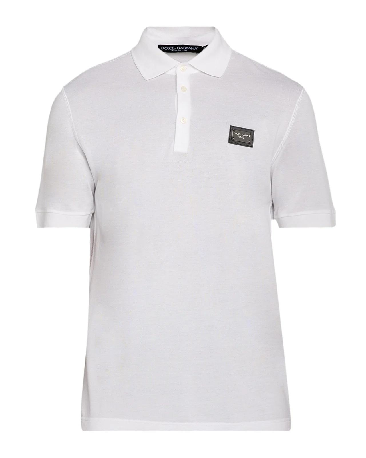 Men's Cotton Pique Polo Shirt with Branded Tag Men's Cotton Pique Polo Shirt with Branded Tag