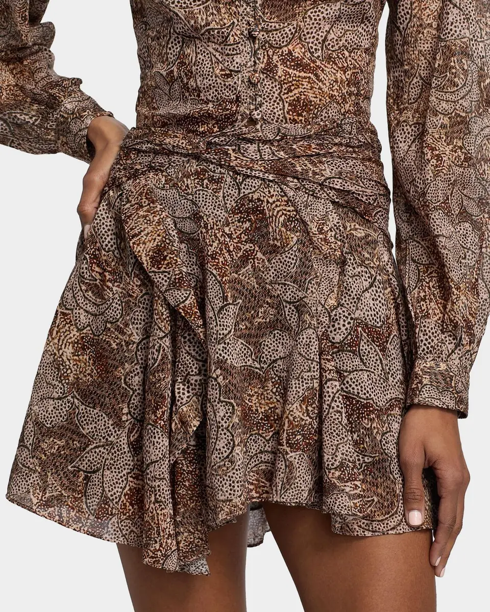Isabel Marant Camia Paisley-Print Ruflled Mini Skirt | Thumbnail 5 Isabel Marant Camia Paisley-Print Ruflled Mini Skirt | Thumbnail 5