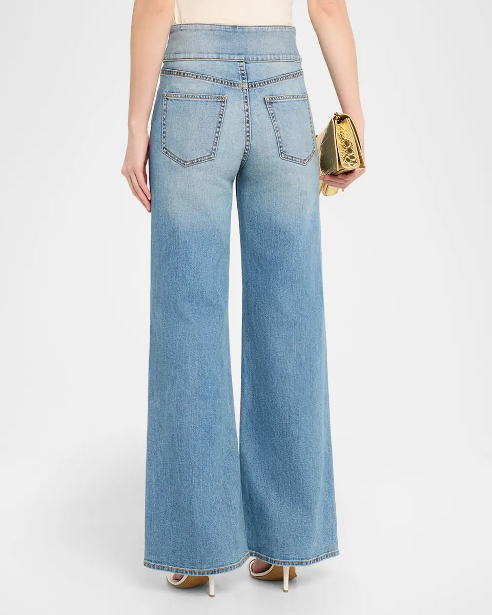 Ramy Brook Liv Double-Button Wide-Leg Jeans | Thumbnail 3 Ramy Brook Liv Double-Button Wide-Leg Jeans | Thumbnail 3