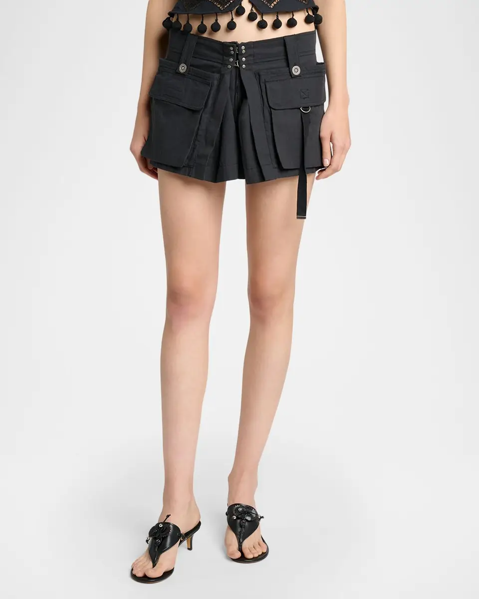 Isabel Marant Barta Pleated Cargo Shorts | Thumbnail 4 Isabel Marant Barta Pleated Cargo Shorts | Thumbnail 4