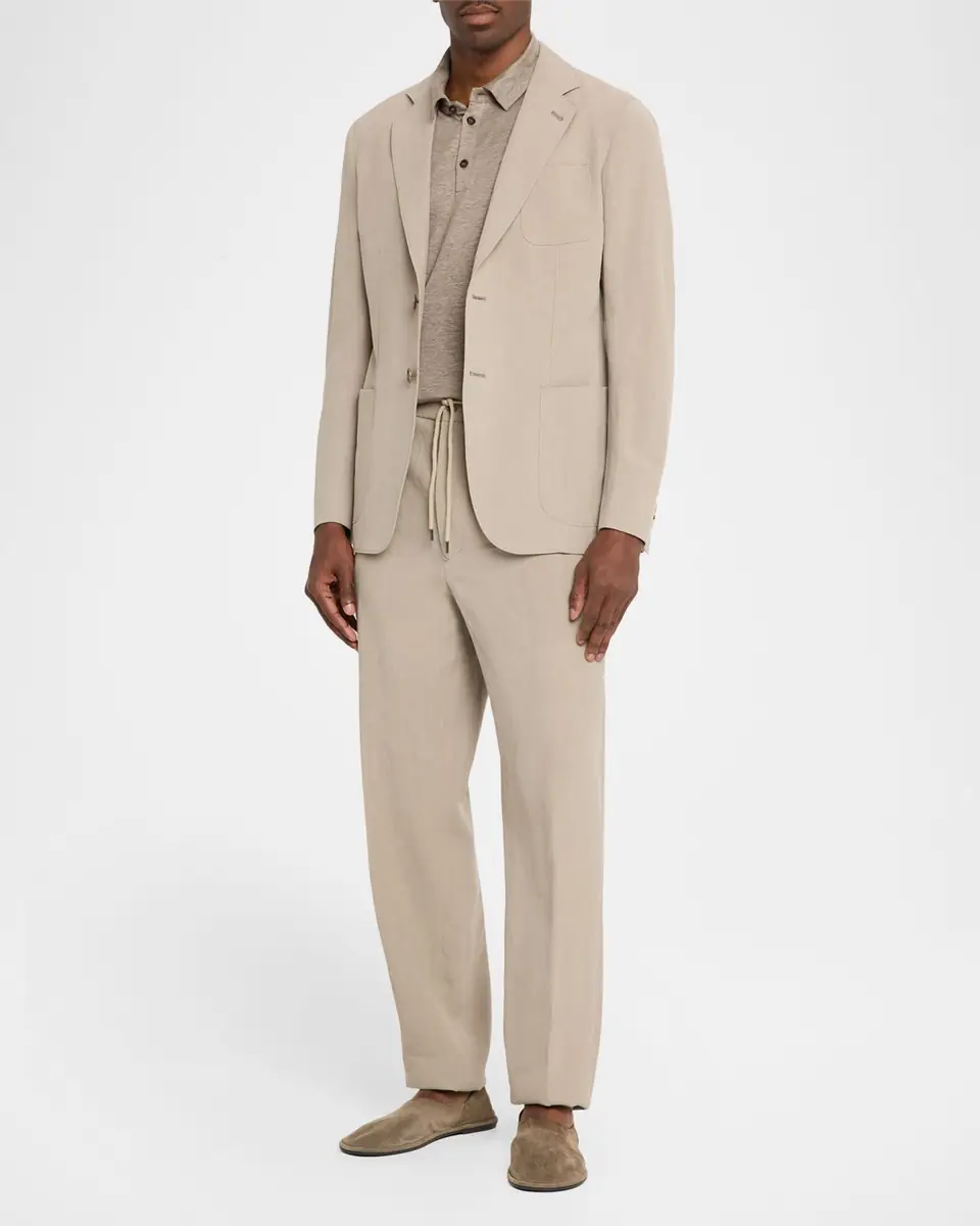 Giorgio Armani Linen Drawstring Pants | Thumbnail 2 Giorgio Armani Linen Drawstring Pants | Thumbnail 2