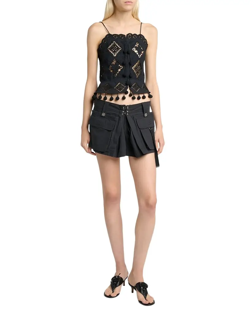 Isabel Marant Nelssy Broderie Anglaise Sleeveless Top | Image 1 Isabel Marant Nelssy Broderie Anglaise Sleeveless Top | Image 1
