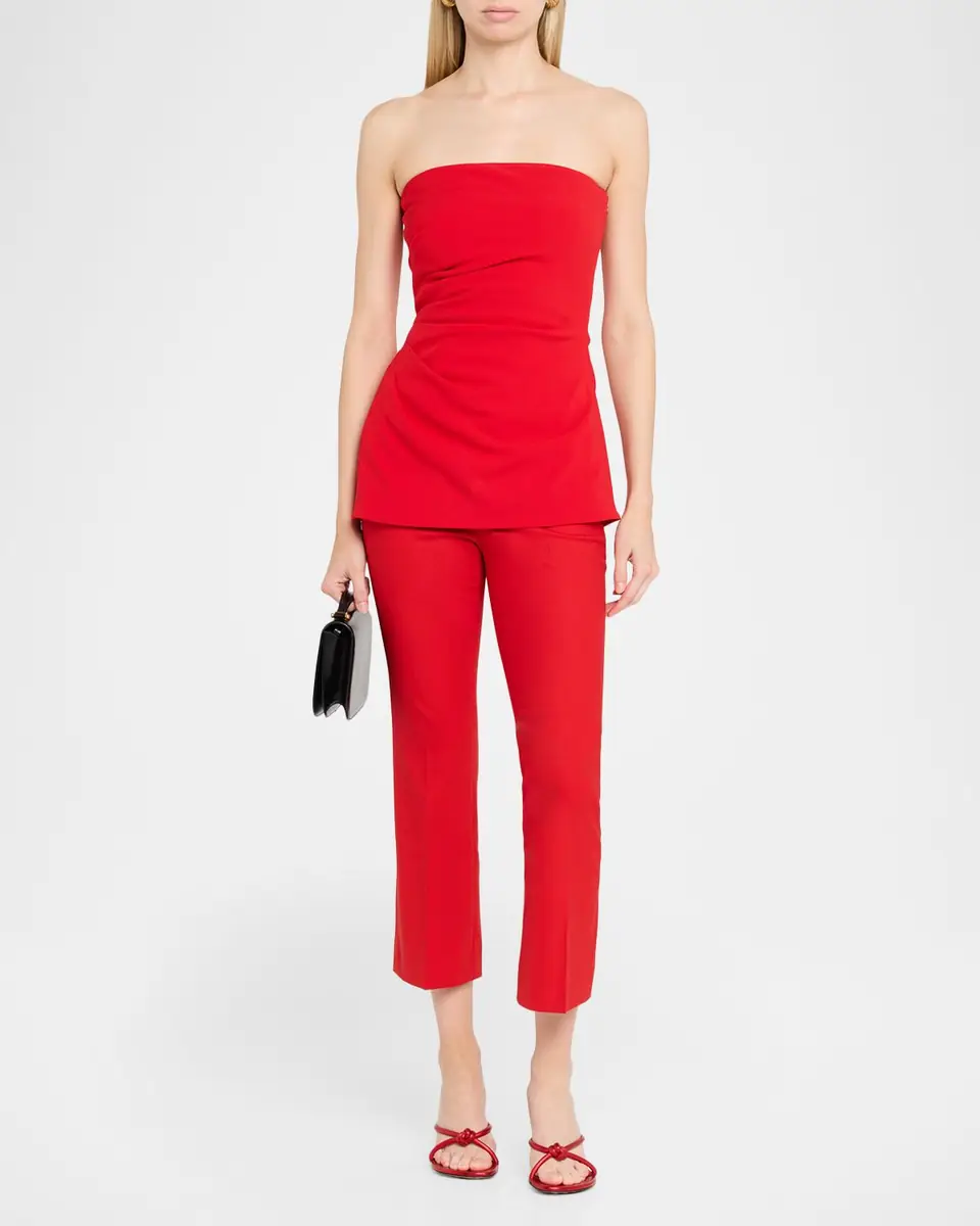 Maria McManus High-Rise Straight-Leg Crop Trousers | Thumbnail 2 Maria McManus High-Rise Straight-Leg Crop Trousers | Thumbnail 2