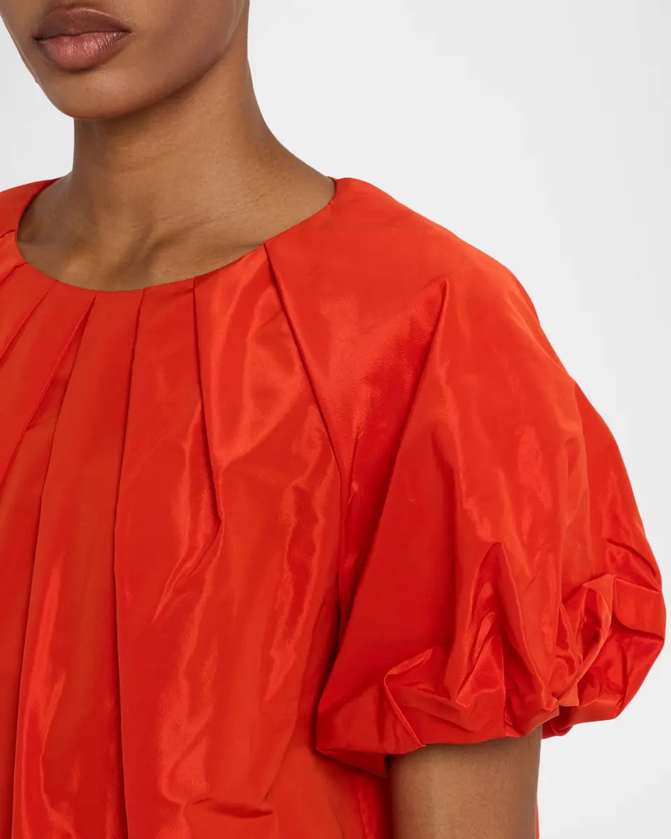 Lafayette 148 New York Pleated Puff-Sleeve Blouse | Thumbnail 5 Lafayette 148 New York Pleated Puff-Sleeve Blouse | Thumbnail 5