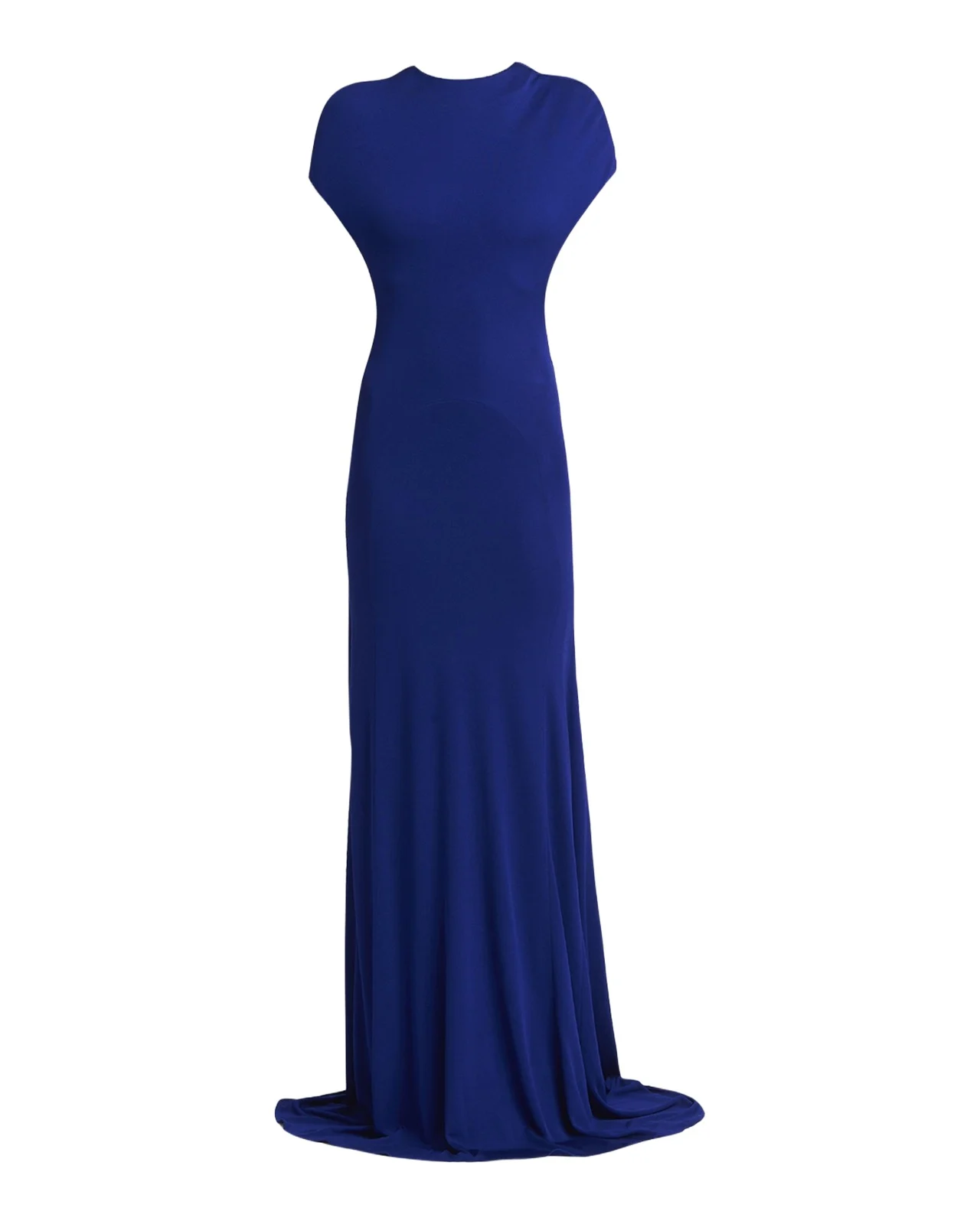 Cap-Sleeve Backless Trumpet Gown Cap-Sleeve Backless Trumpet Gown
