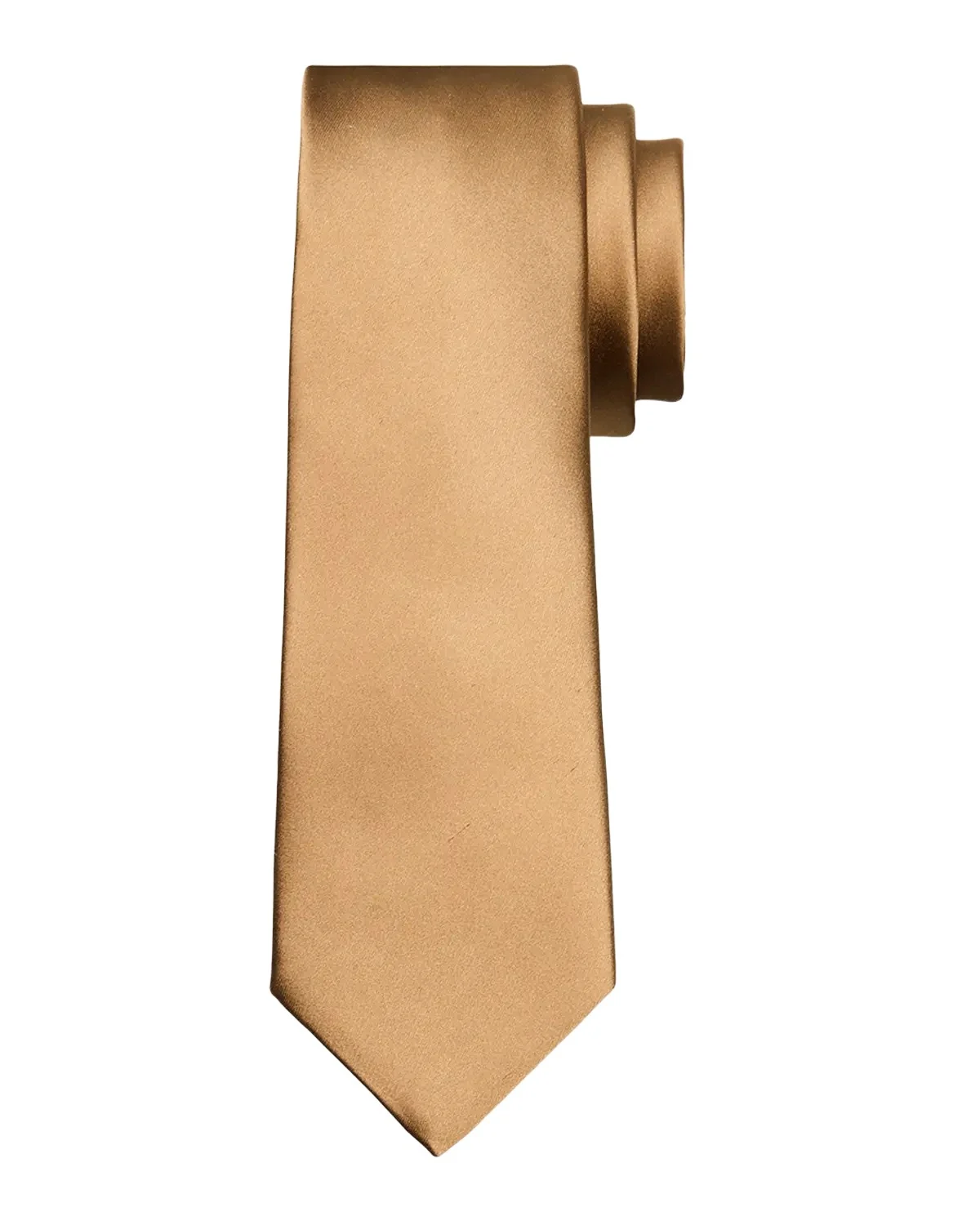 Men's Solid Silk Satin Tie