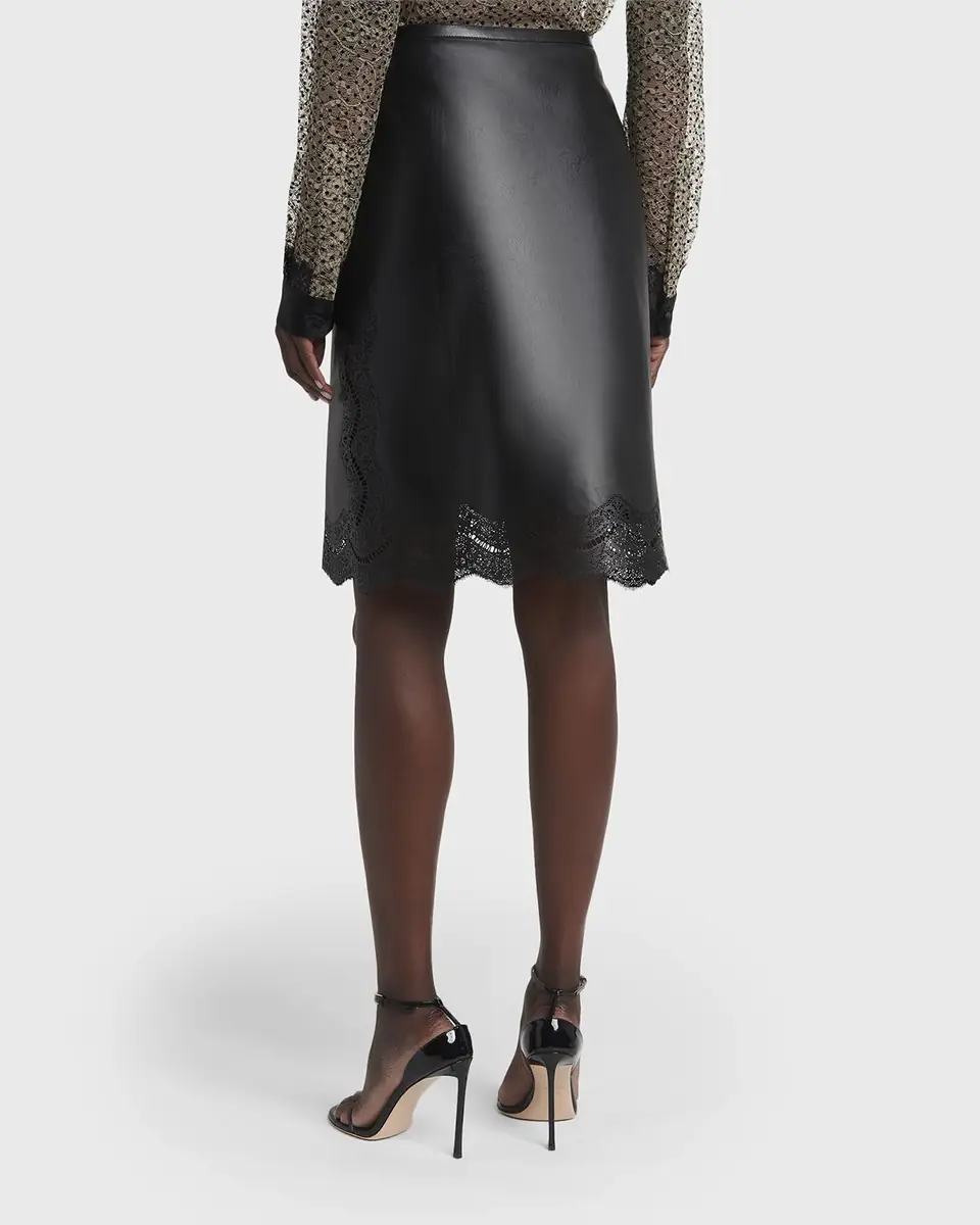 Tom Ford Lace Laser-Cut Leather Skirt | Thumbnail 3 Tom Ford Lace Laser-Cut Leather Skirt | Thumbnail 3