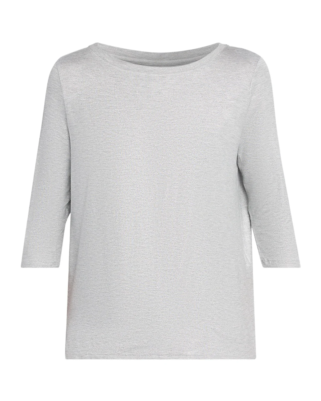 MAJESTIC FILATURES Soft Touch 3/4-Sleeve Metallic Jersey T-Shirt